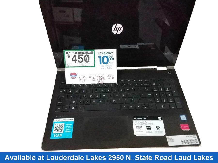 Hp 15-br158cl Intel Core I7 - 8th Generation 8 Gb 1 Tb Gold Laptop