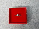 Women's Ring - Solitaire - White Gold 14k (.585) 1.6 grams Size 5