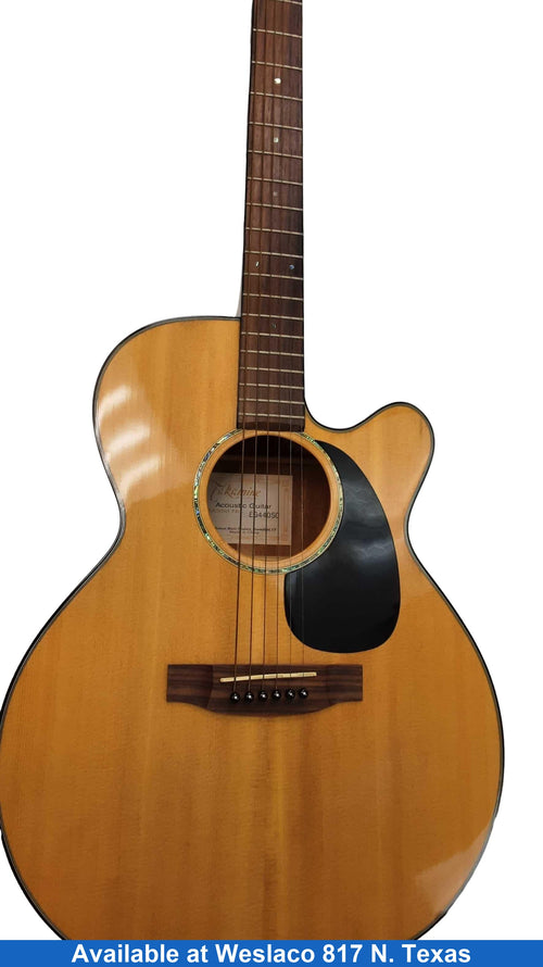 Takamine Eg440sc Beige / Tan Acoustic / Electric Classic Guitar