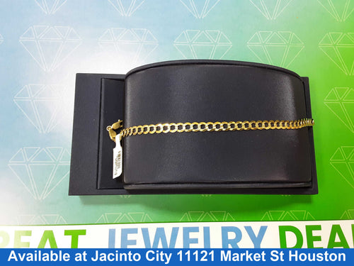 Cuban Link Bracelet - Yellow Gold 14k (.585) 7.2 grams 4 inch