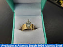 Women's Ring - Solitaire - Yellow Gold 14k (.585) 7.7 grams Size 8