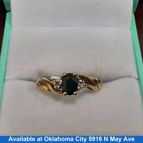 Women's Ring - Yellow Gold 10k (.417) 2.2 grams Size 20