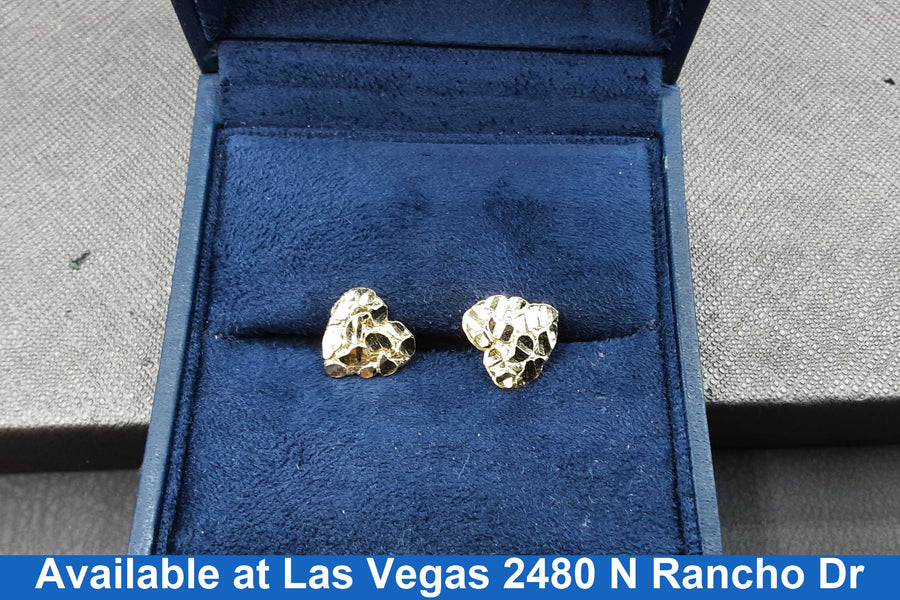 Gold Ball Earrings - Yellow Gold 10k (.417) 1 grams