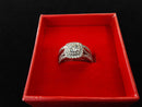 Ring - Wedding Set - White Gold 14k (.585) 5.6 grams Size 7