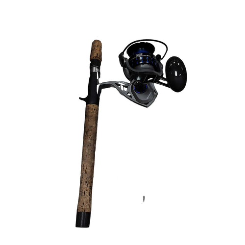 All Star Select Series Gray Fishing Rod & Reel Combo