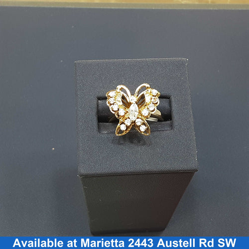 Women's Ring - Yellow Gold 10k (.417) 4.7 grams Size 9