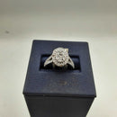 Ring - Engagement Set - White Gold 14k (.585) 3.7 grams Size 5.5