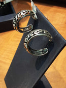 James Avery Hoop Earring Silver 6.3 Grams