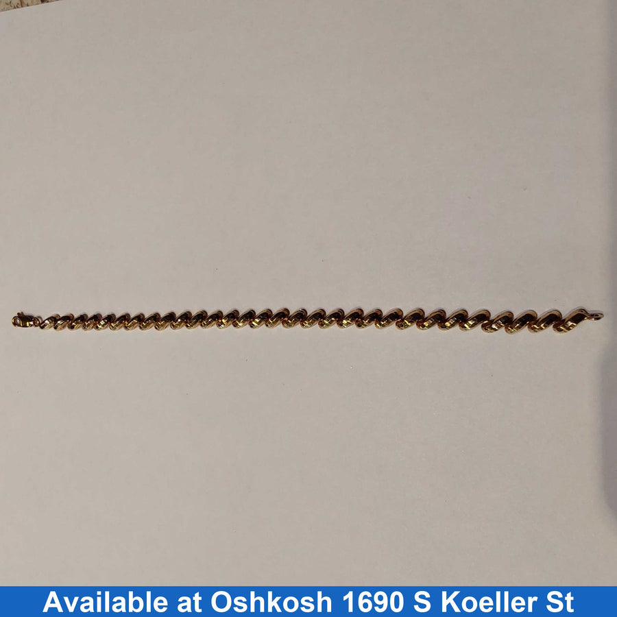Bracelet - Yellow Gold 10k (.417) 4.6 grams 7 inch