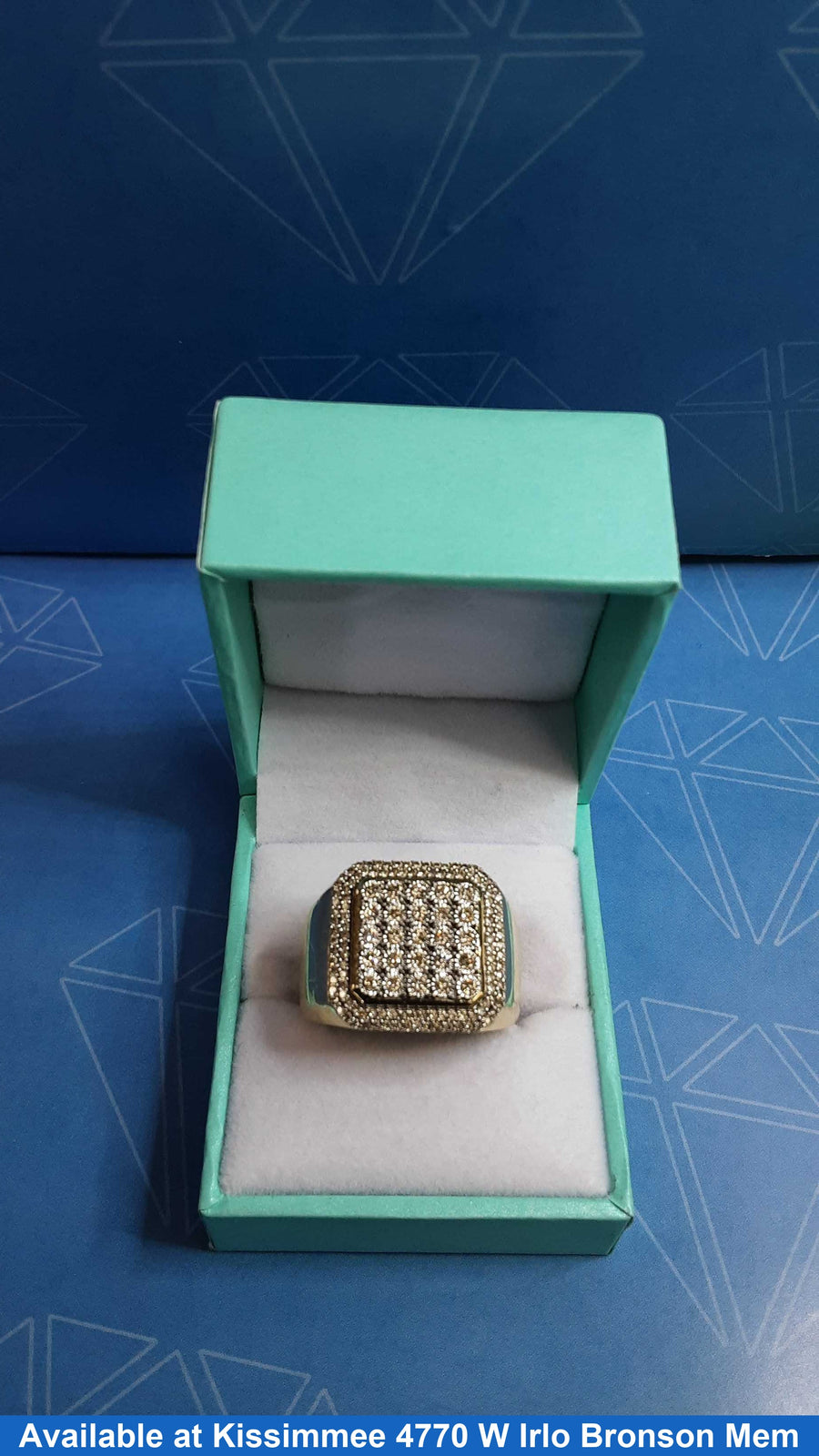 Men's Ring - Yellow Gold 14k (.585) 8.9 grams Size 9.5