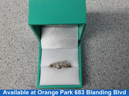 Women's Ring - Yellow Gold 14k (.585) 4.2 grams Size 8.5