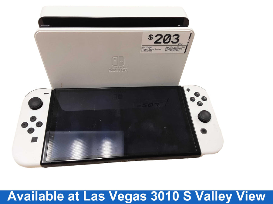 Nintendo Switch Oled (64gb) 64 Gb White Video Game Console