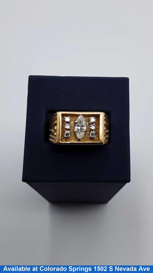Men's Ring - Yellow Gold 14k (.585) 14.4 grams Size 11