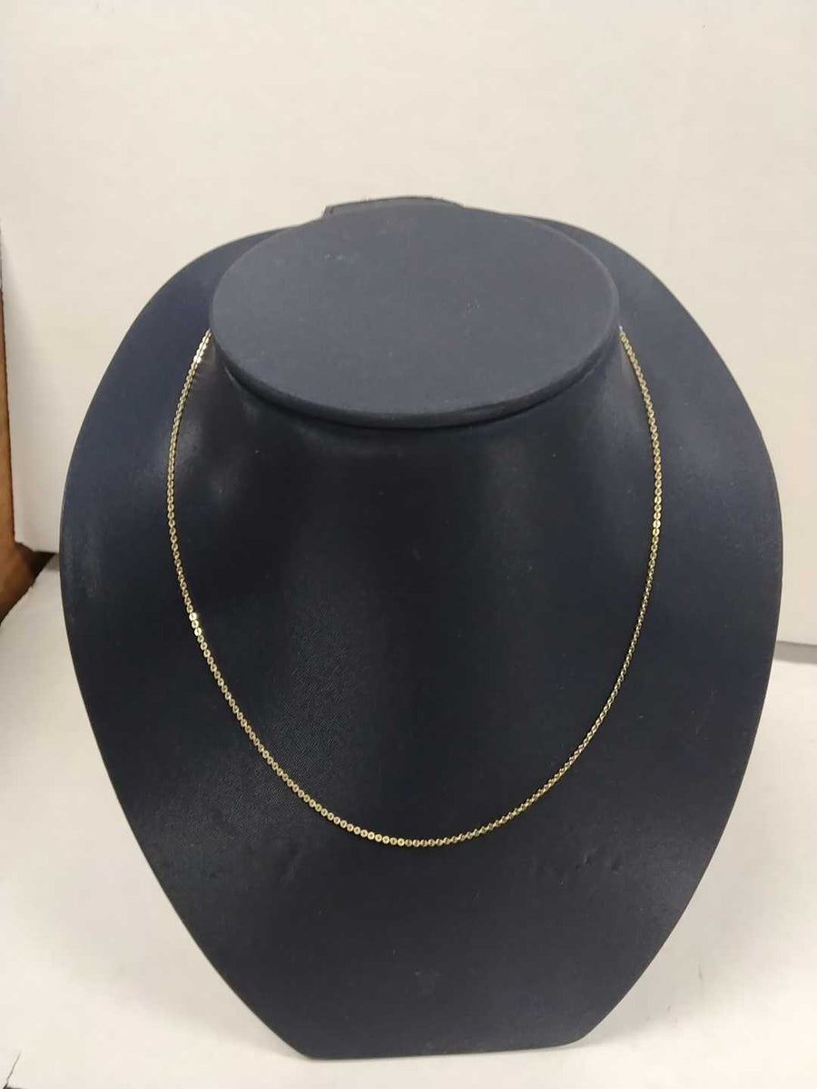 Chain - Yellow Gold 14k (.585) 1.1 grams 14 inch