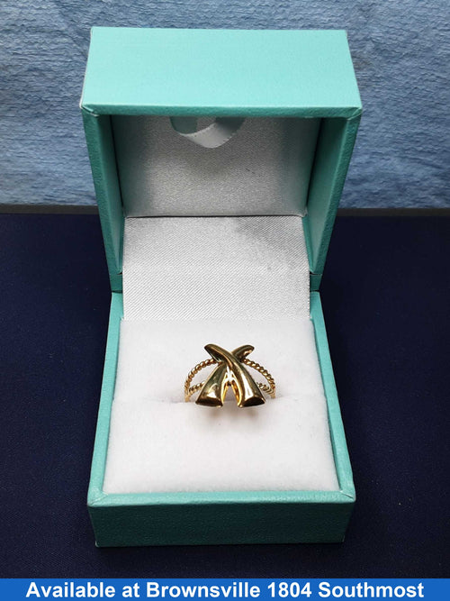 Women's Ring - Yellow Gold 14k (.585) 1.4 grams Size 6