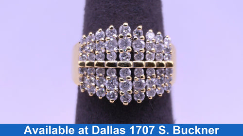 Women's Ring - Yellow Gold 14k (.585) 7.9 grams Size 8
