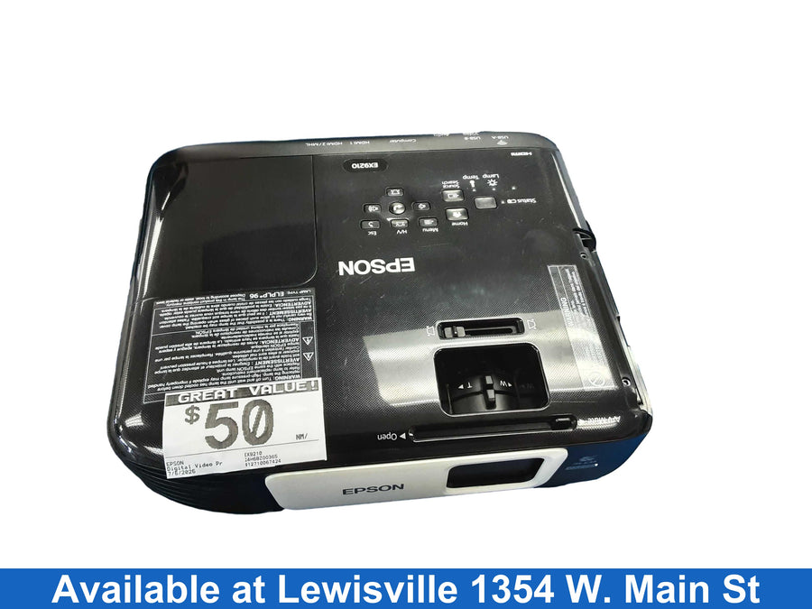 Epson Ex9210 Black Home Media Projector