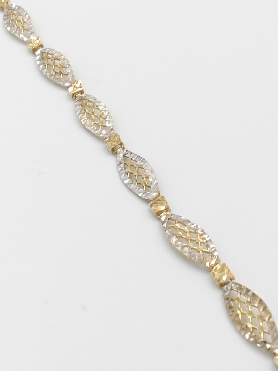 Link Bracelet - Yellow Gold 10k (.417) 3.5 grams 8 inch