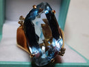 Women's Ring - Yellow Gold 18k (.750) 14 grams Size 11