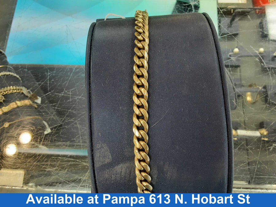 Cuban Link Bracelet - Yellow Gold 14k (.585) 43.7 grams 10 inch