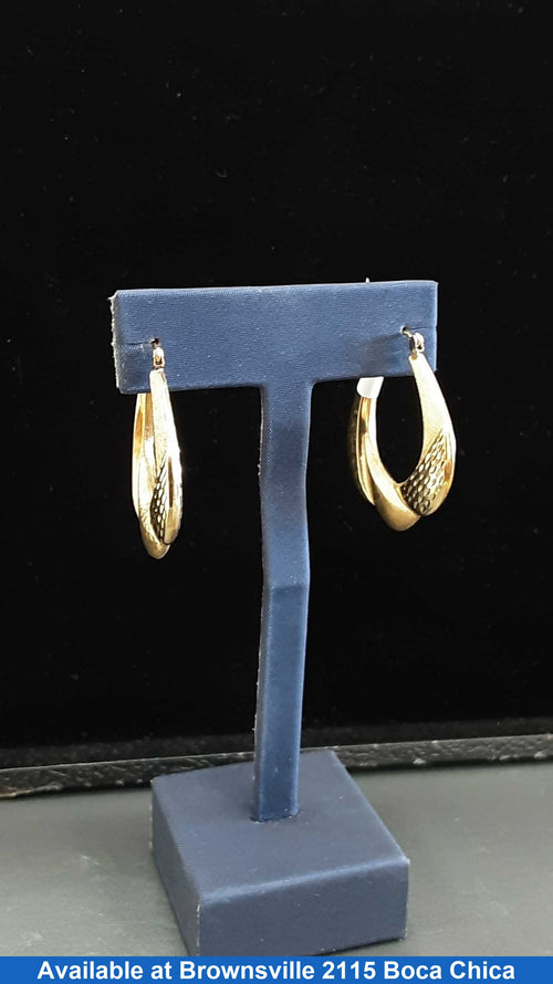 Bangle Earrings - Yellow Gold 10k (.417) 4 grams