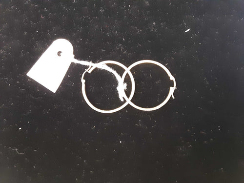 Hoop Earrings - Yellow Gold 14k (.585) 1.9 grams
