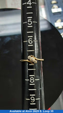 Women's Ring - Yellow Gold 10k (.417) 1.5 grams Size 7.5
