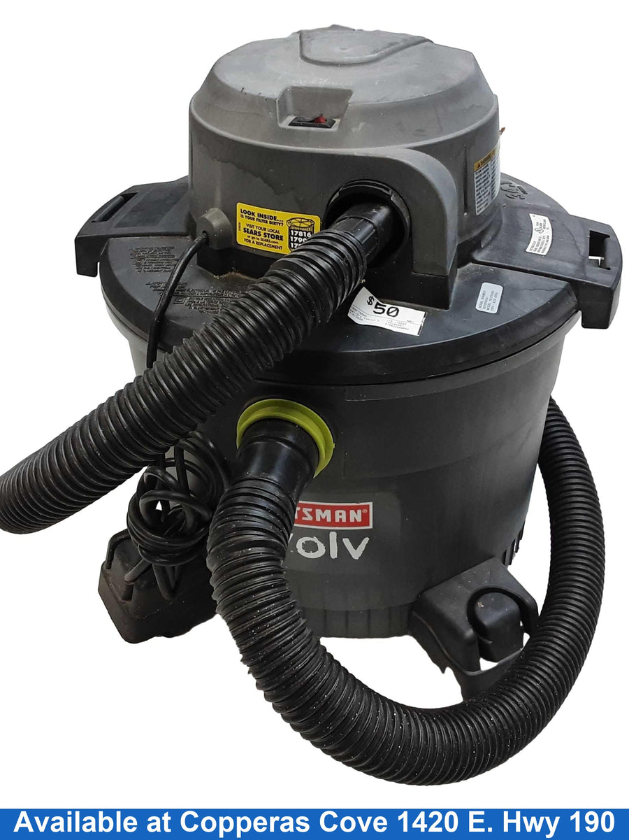 Craftsman 113.175550 Black Wet / Dry Vacuum