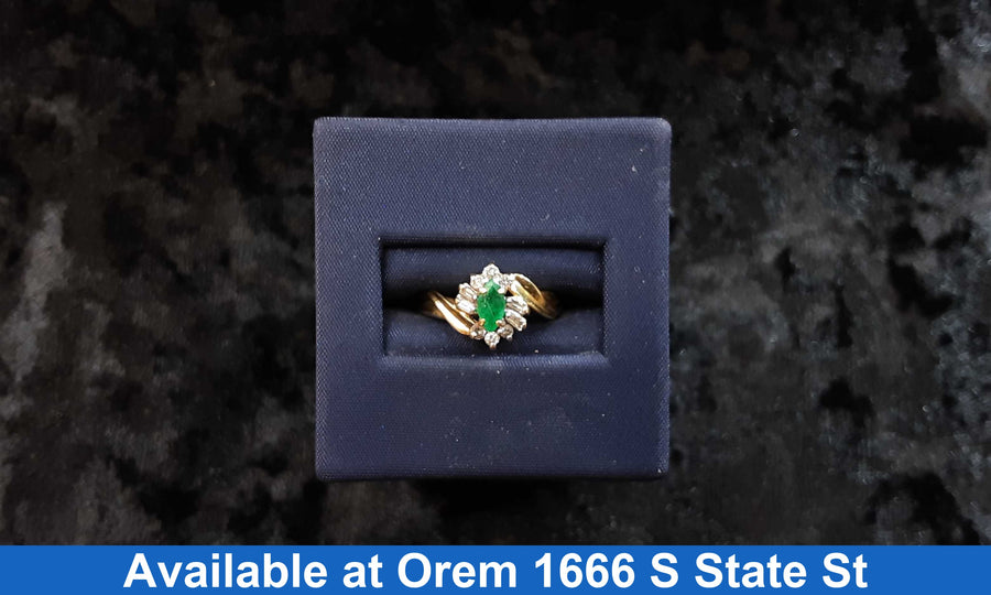 Women's Ring - Yellow Gold 14k (.585) 2.5 grams Size 4.5