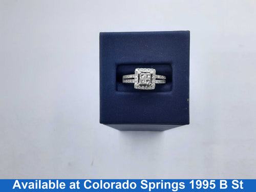 Women's Ring - White Gold 10k (.417) 3 grams Size 6.5