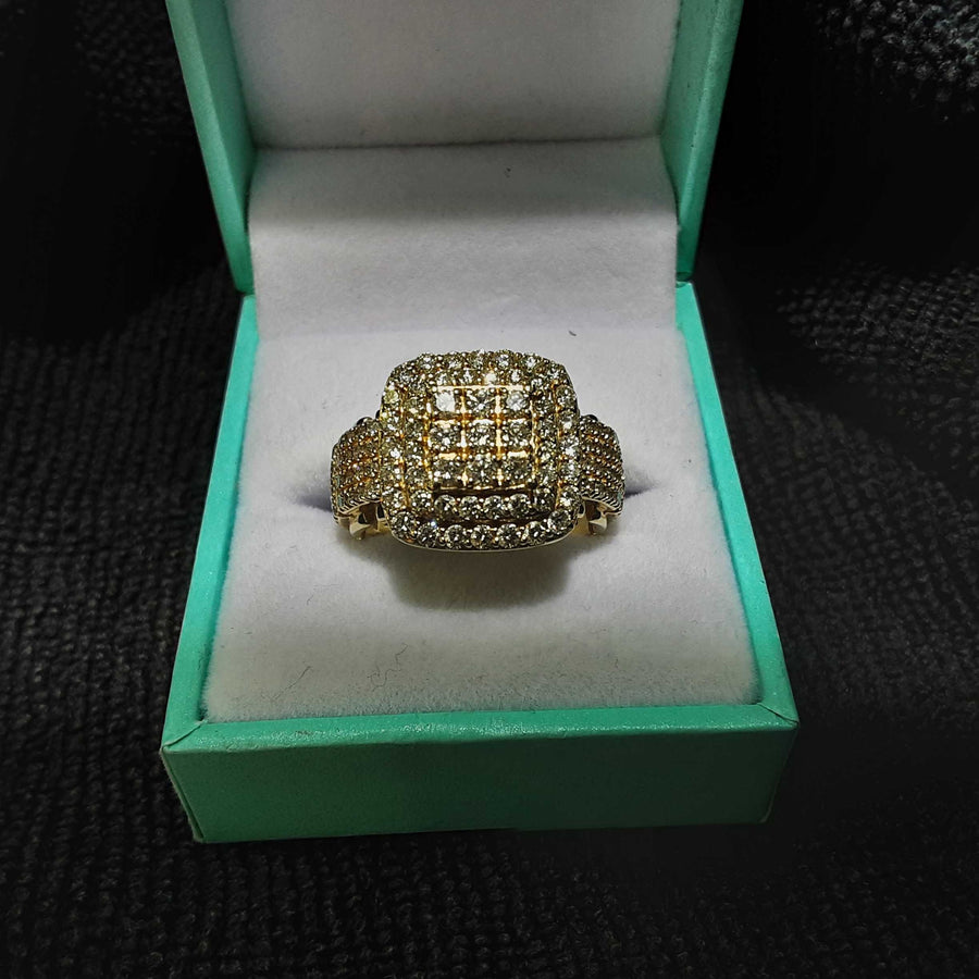 Men's Ring - Yellow Gold 10k (.417) 8 grams Size 7.5