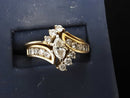 Ring - Engagement Set - Yellow Gold 14k (.585) 6.6 grams Size 8