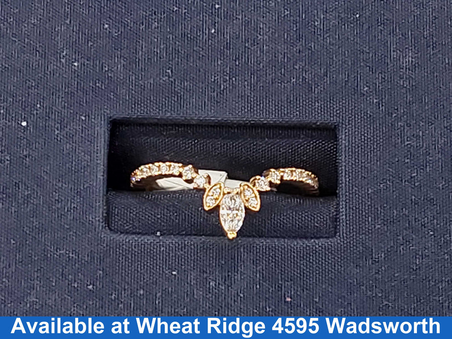 Women's Ring - Rose Gold 18k (.750) 2.1 grams Size 7