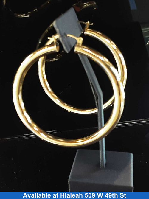 Bangle Earrings - Yellow Gold 14k (.585) 12.2 grams