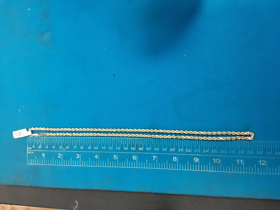 Rope Chain - Yellow Gold 10k (.417) 21.8 grams 24 inch