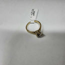 Women's Ring - Solitaire - Yellow Gold 14k (.585) 3 grams Size 7