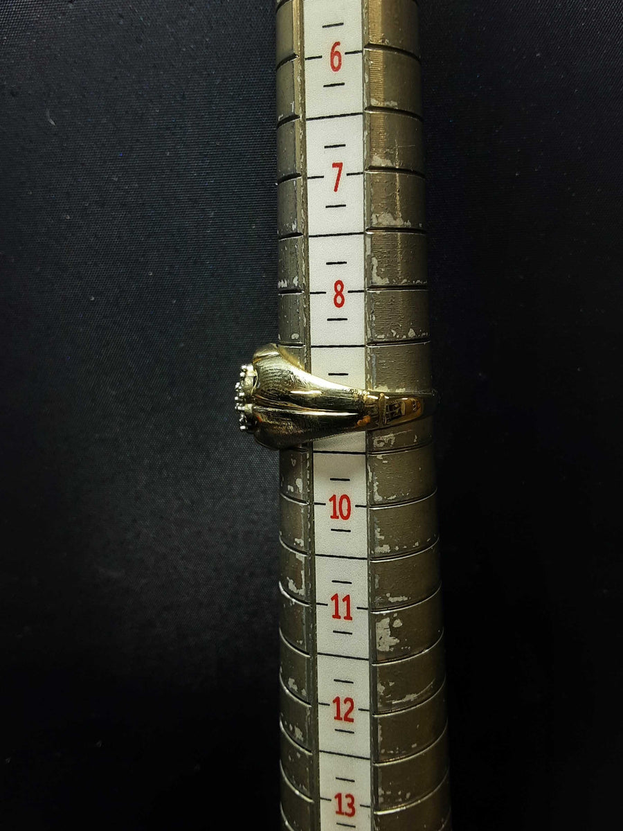 Men's Ring - Yellow Gold 14k (.585) 5.6 grams Size 9.5