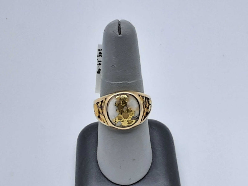 Man's Ring - Regular Yellow Gold 14k (.585) 14.4 grams Size 9