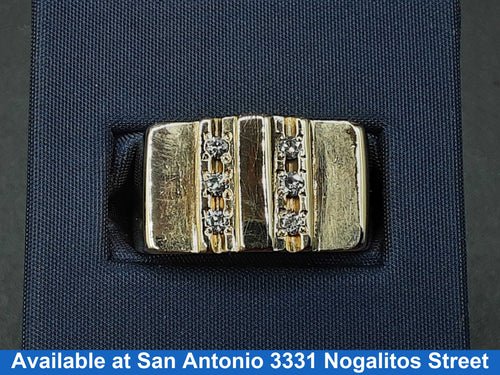 Men's Ring - Yellow Gold 10k (.417) 13.9 grams Size 7