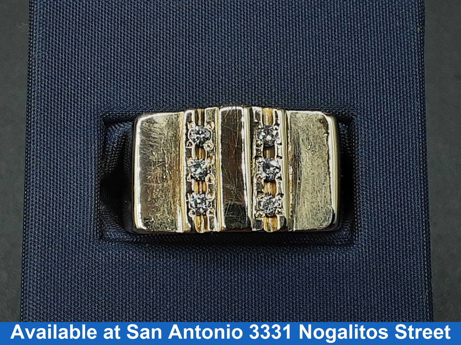 Men's Ring - Yellow Gold 10k (.417) 13.9 grams Size 7