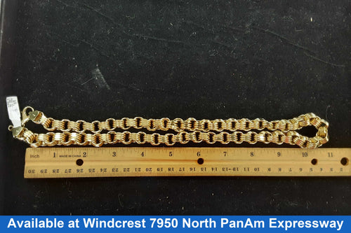 Box Chain - Yellow Gold 10k (.417) 49.3 grams 22 inch