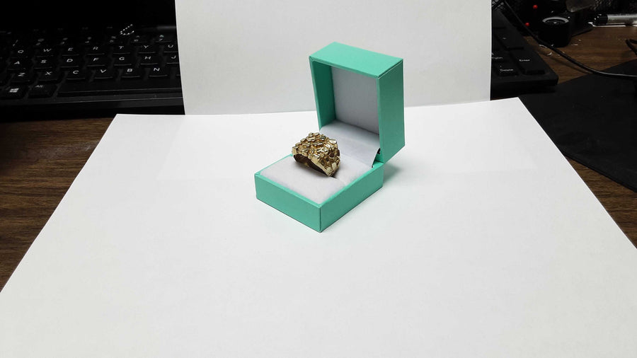Men's Ring - Yellow Gold 10k (.417) 6.6 grams Size 8