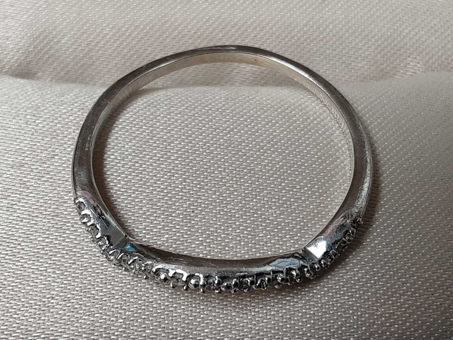 Ring - Engagement Set - Yellow Gold 10k (.417) 4 grams Size 8.5