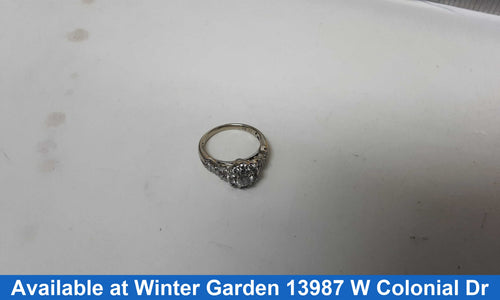 Women's Ring - White Gold 14k (.585) 3.4 grams Size 7