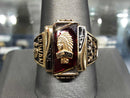 Men's Ring - Yellow Gold 10k (.417) 12.8 grams Size 11.5