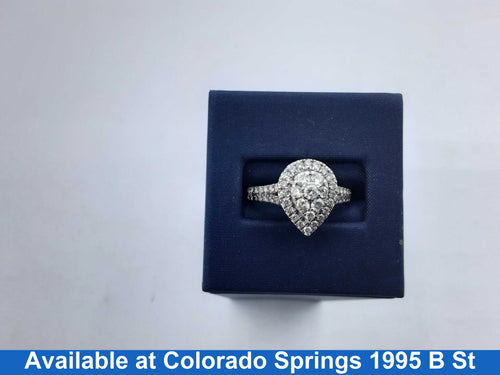 Women's Ring - White Gold 14k (.585) 4.4 grams Size 8.5