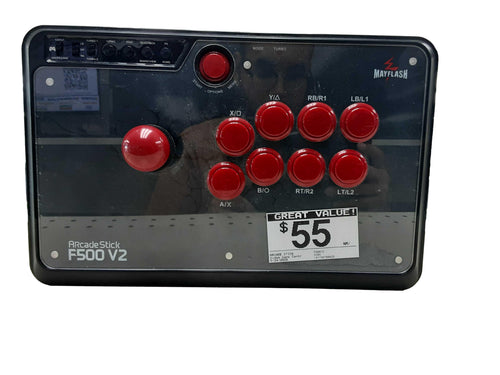 Arcade Stick F500v2 Black Gaming Controller