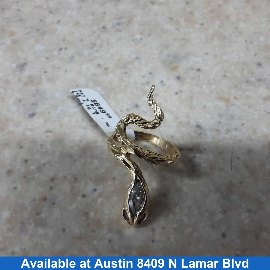 Men's Ring - Yellow Gold 14k (.585) 4.1 grams Size 6