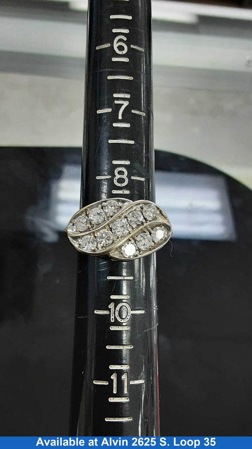 Women's Ring - White Gold 14k (.585) 6.5 grams Size 9