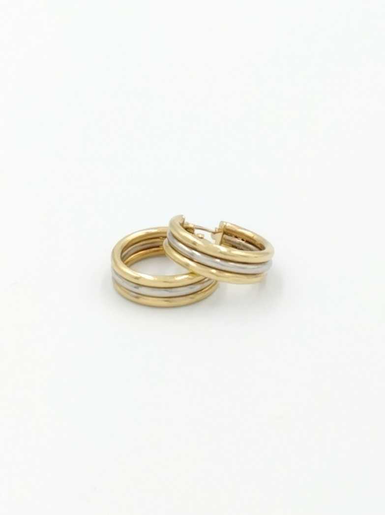 Bangle Earrings - Yellow Gold 14k (.585) 3.8 grams